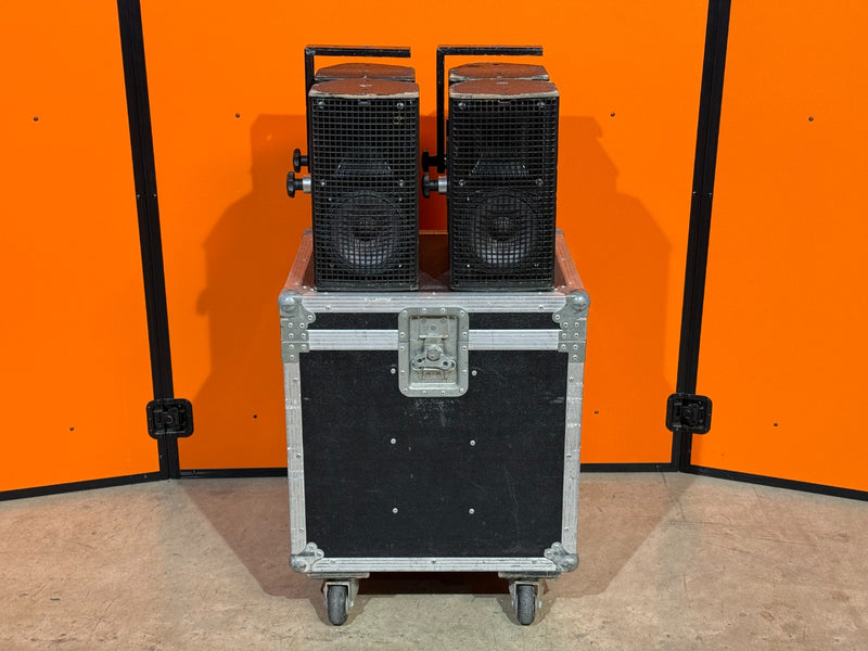 d&b audiotechnik E3 Speakers – 4-Pack with Flight Case