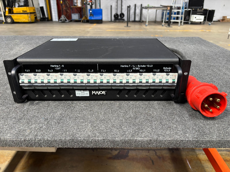 Major CEE32A Power Distributor – 2x Harting, 1x Schuko outputs