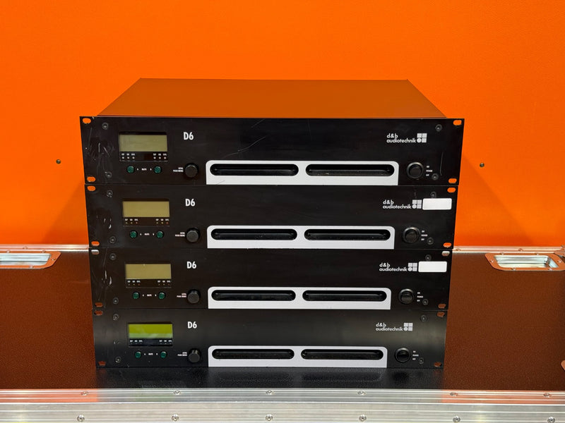 d&b audiotechnik D6 System Amplifier | NL4 Loudspeaker Out