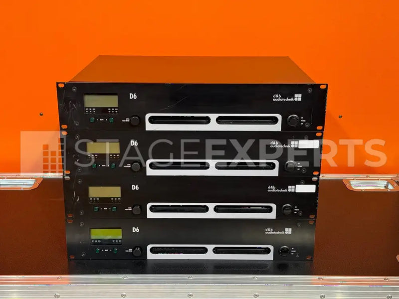 d&b audiotechnik D6 System Amplifier | NL4 Loudspeaker Outputs