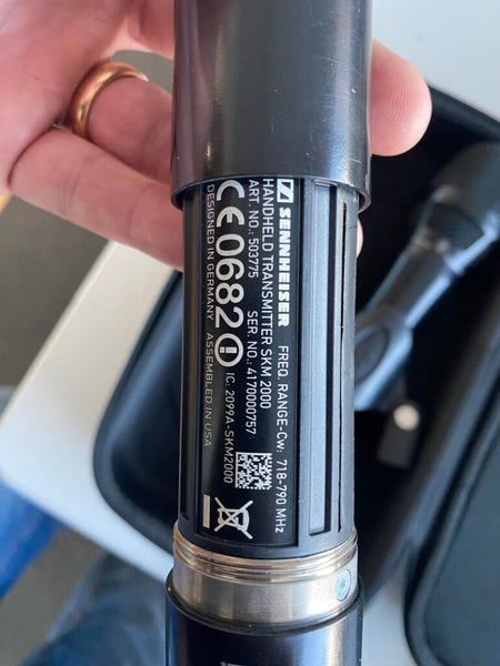 Sennheiser SKM 2000 + Neumann KK204 Wireless Mics (x2)