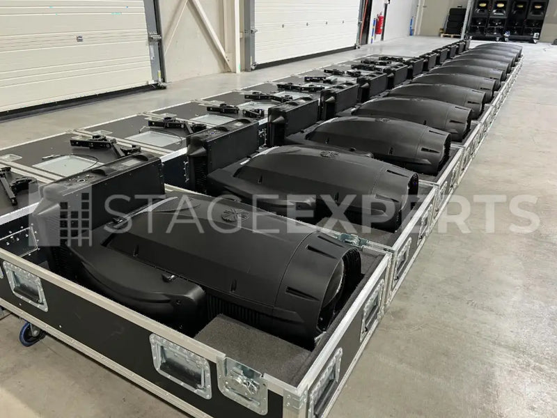 Vari-Lite VL4000 BeamWash set – 11 units, spares, cases
