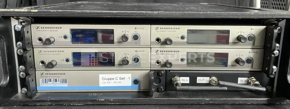 Sennheiser EW300 G3 C-Band 4-Ch Set with ASA 1