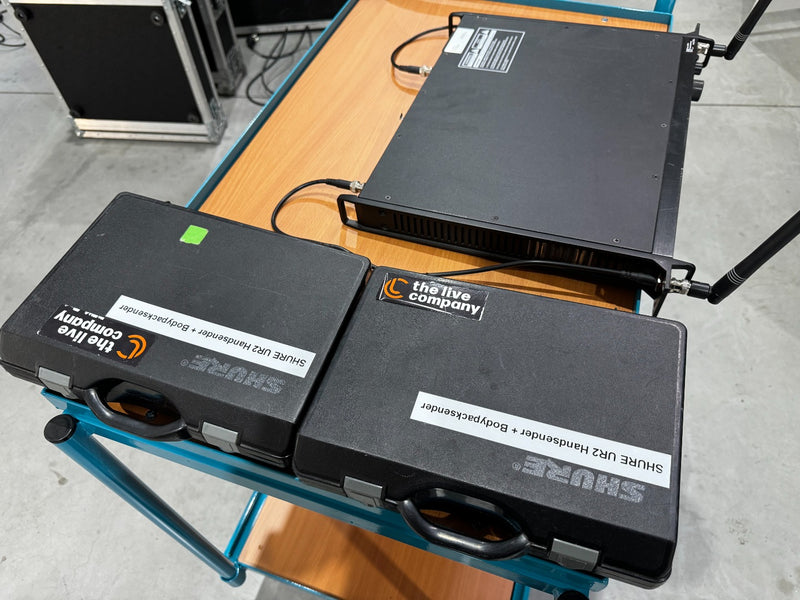 Shure UR4D Q5 Wireless Set – UR1, UR2, UA8 (740–814 MHz)