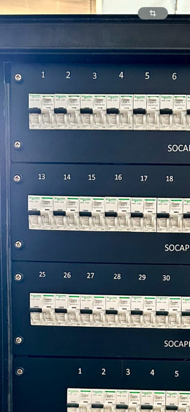 ALPHA Distribution Box – 6 Socapex, 63A, 32A, 6x16A Power Distro