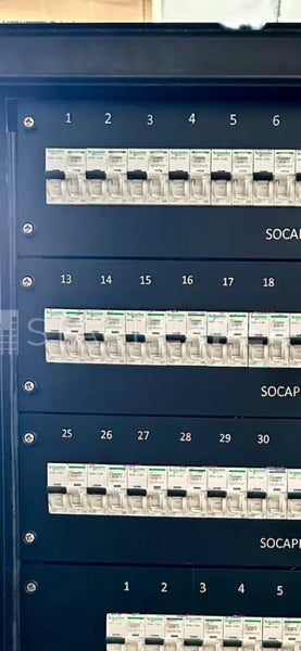 ALPHA Distribution Box, 6 Socapex, 63A | Stage Power Distro