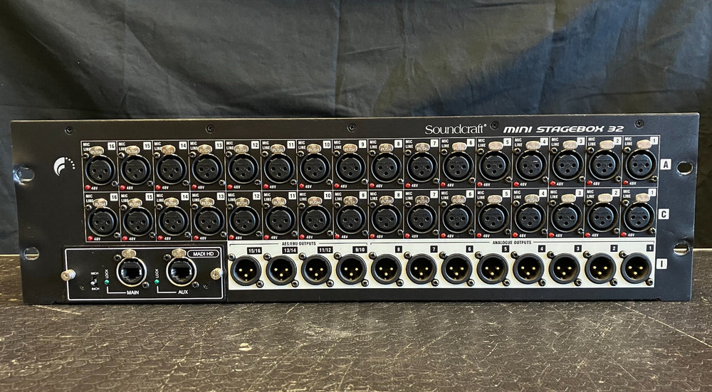 Soundcraft Mini Stagebox 32/8/8 AES/EBU – Compact I/O