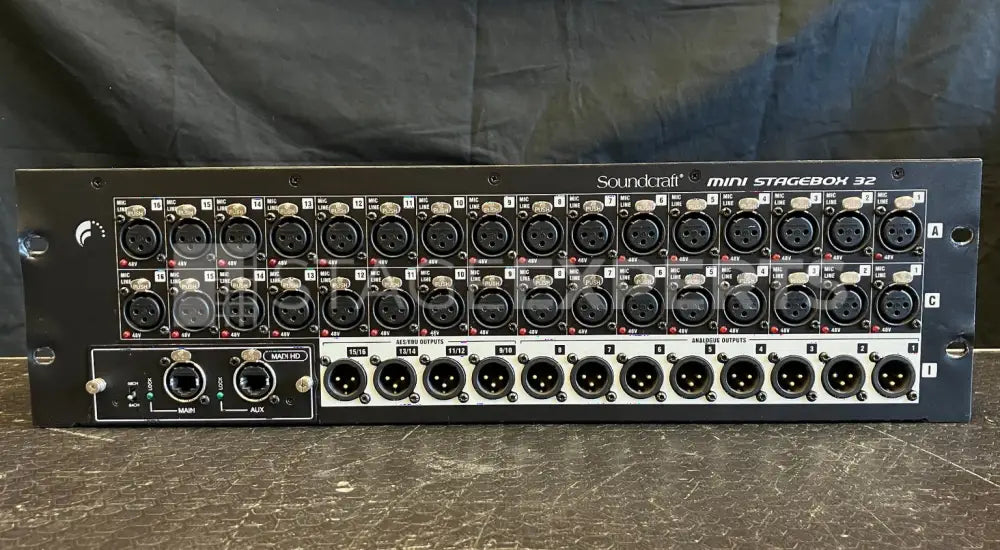 Soundcraft Mini Stagebox 32/8/8 AES/EBU – Compact I/O