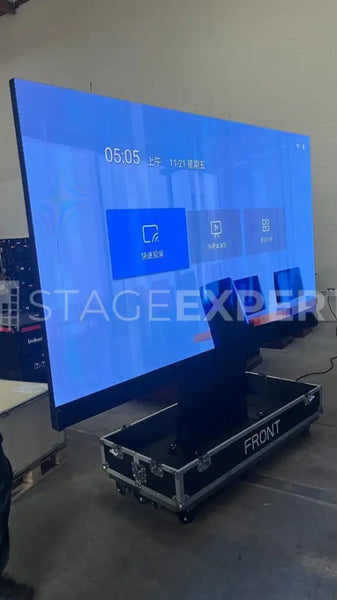 108-inch COB 1.25mm LED Wall, Full HD Folding Display Indoor
