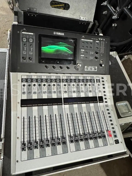 Yamaha TF1 with NY64D Dante & ProCase Trolley Digital Mixer