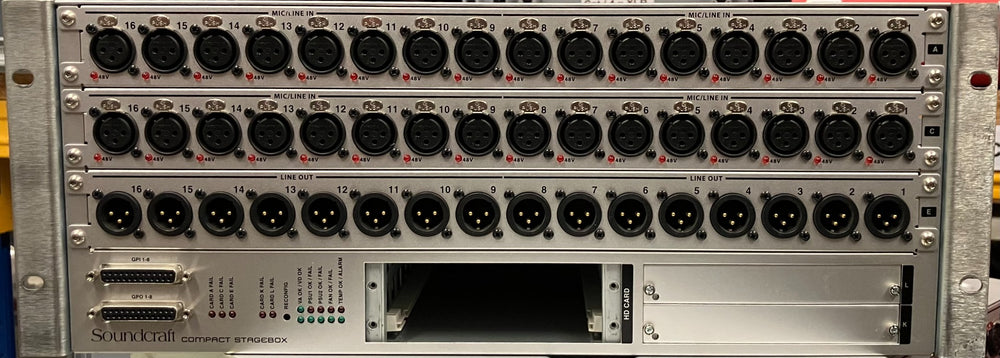 Soundcraft Compact Stagebox 32/8/8 (AES/EBU) | Pro I/O