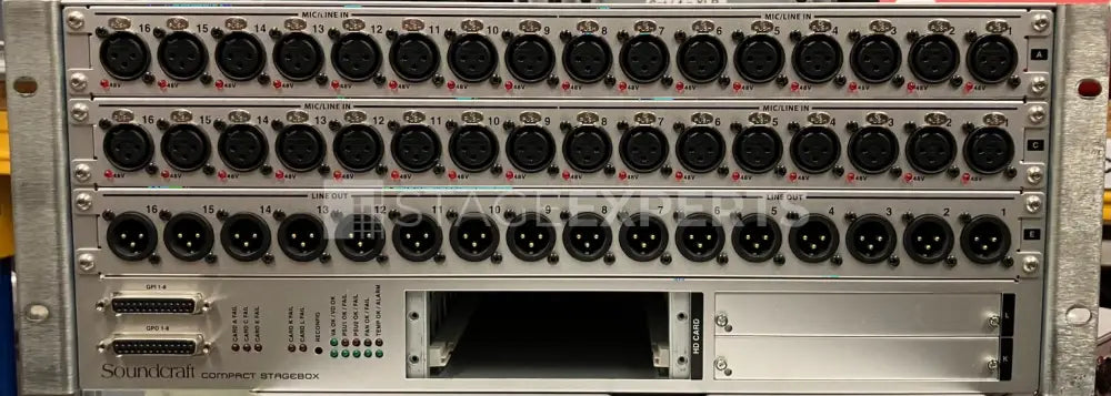 Soundcraft Compact Stagebox 32/8/8 AES/EBU – Pro I/O