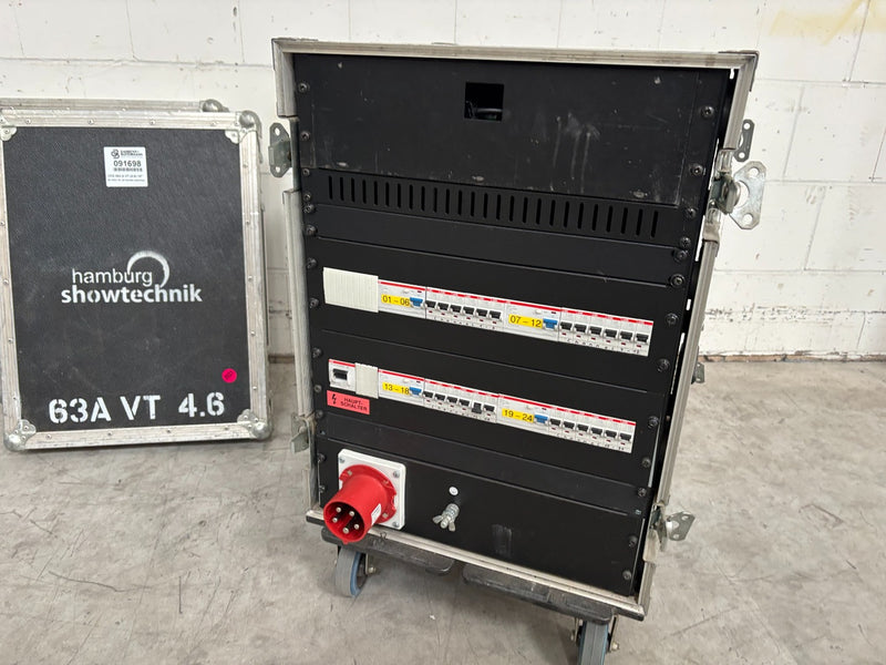 Connex 63A Power Distributor – 8x Harting Han 16, 24ch