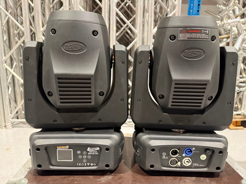 Elation Rayzor Beam 2R Pair with Case – Moving Heads