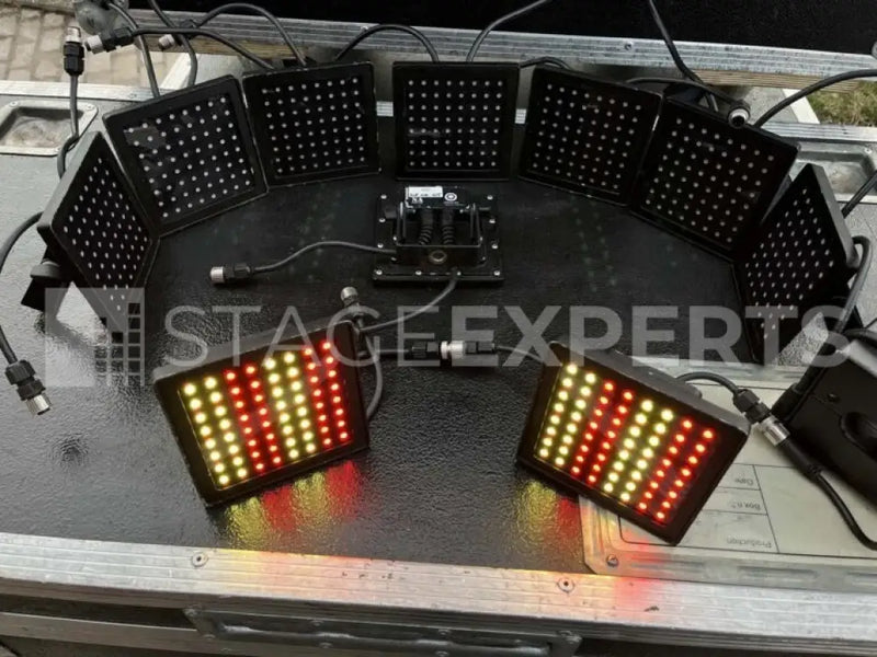 TMB Solaris Mozart LED Pixel Fixtures 10pcs Bundle + PSU & Cables