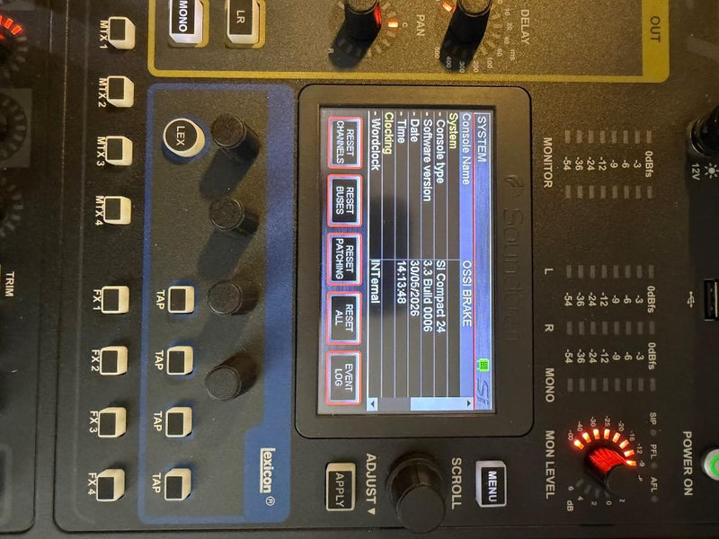 Soundcraft Si Compact 24 Digital Mixer with Case & MADI