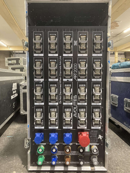 Avolites ART 2000 Powerrack 48ch Dimmer Rack | 400A Powerlock