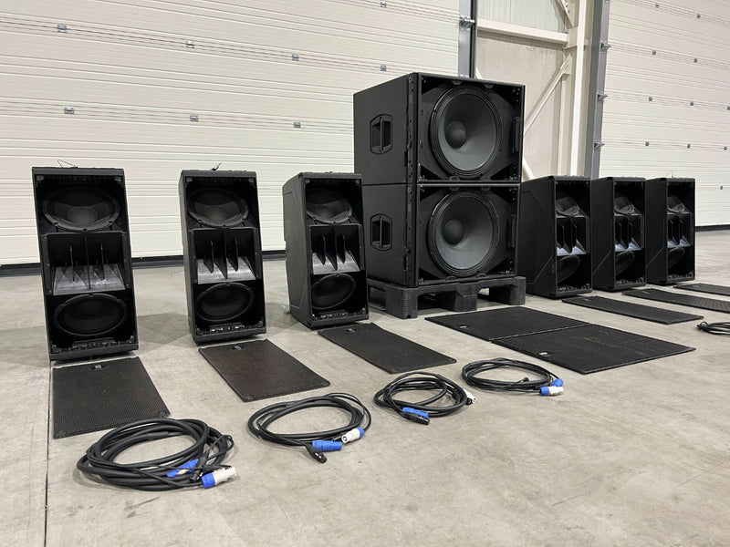 RCF HDL 20-A + HDL 18-AS Bundle – 6 Tops, 2 Subs