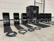 RCF HDL 20-A + HDL 18-AS Bundle – 6 Tops, 2 Subs Line Array