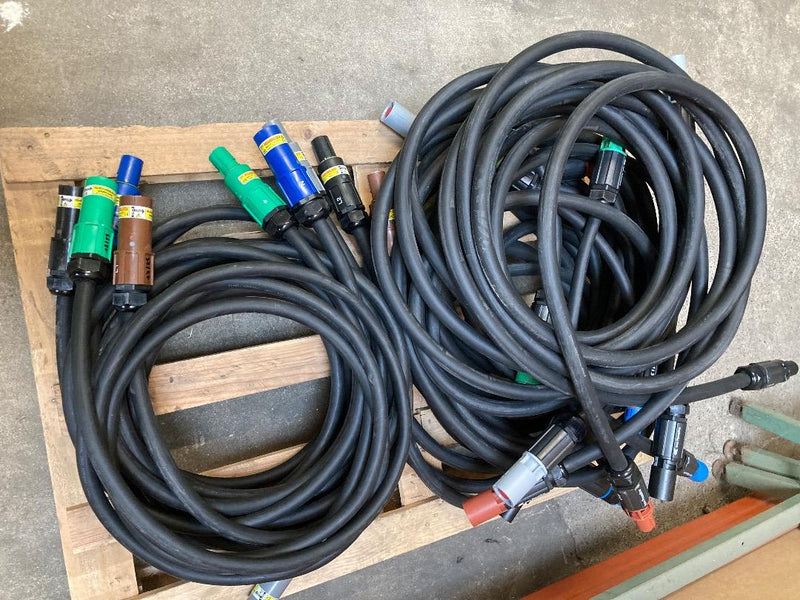 Powerlock 400A power cables 120–150 mm² – various sets