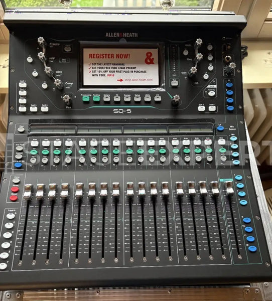 Allen & Heath SQ5 + GX4816 Stagebox, Mixer Bundle with cases