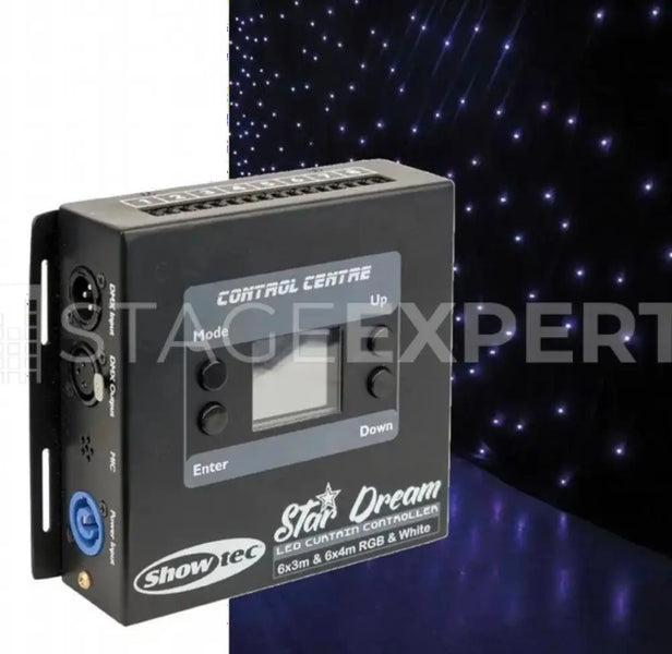 Showtec LED Star Dream Curtain 6x4 m with Controller