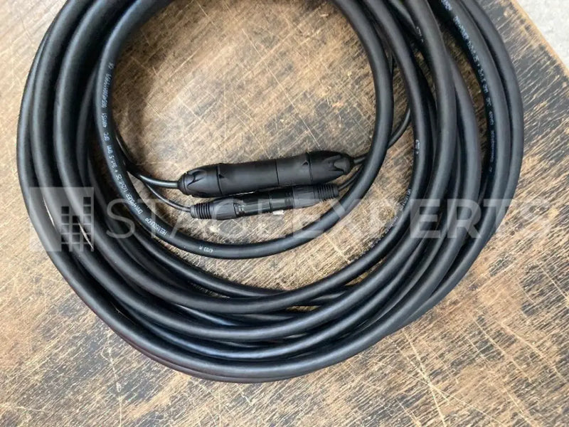 Hybrid DMX/Power Cable 10 m – XLR 5‑pin & powerCON TRUE1