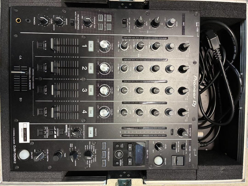 Pioneer DJ DJM-750MK2 4-Channel Club DJ Mixer with FX & USB