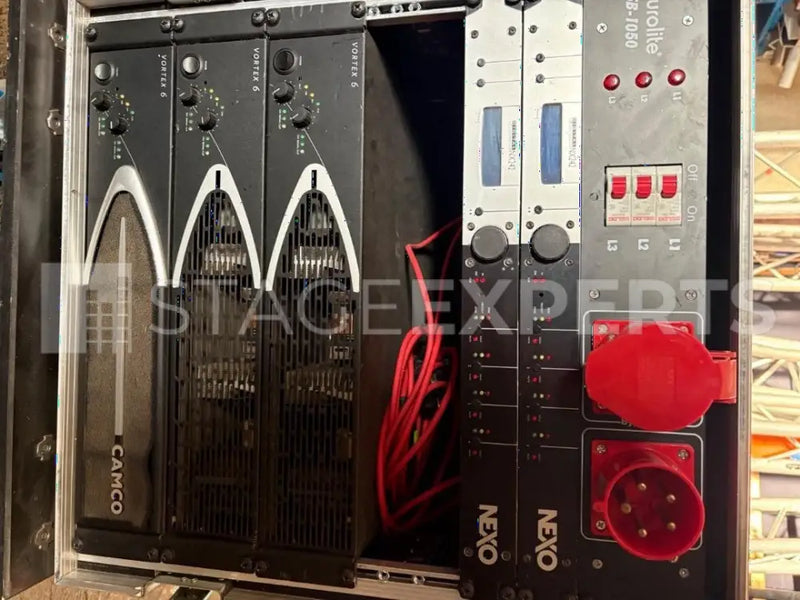 Camco Vortex 6 Power Amplifier – 2x3000W at 2Ω, 2U Rack