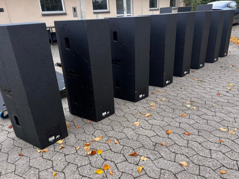 AD-Systems Stium Package – 8 Speakers, Rigging & Cases