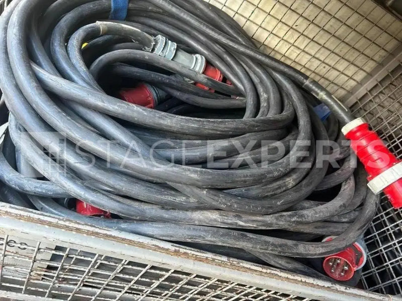 63A CEE Power Cable Set – 14 Cables, 360 m Total Length