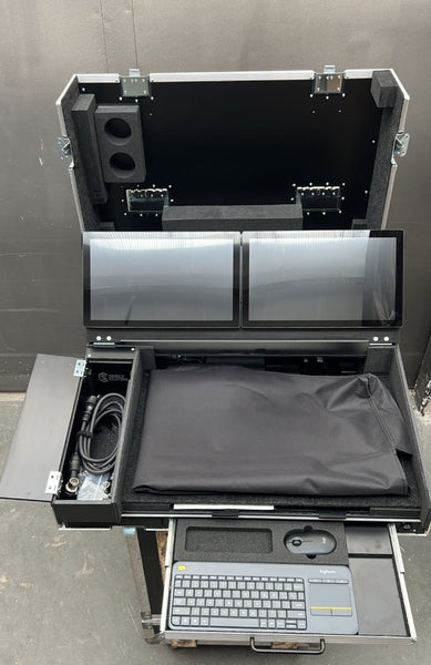 grandMA3 onPC Command Wing Pre‑Wired Flightcase System, Fast Setup