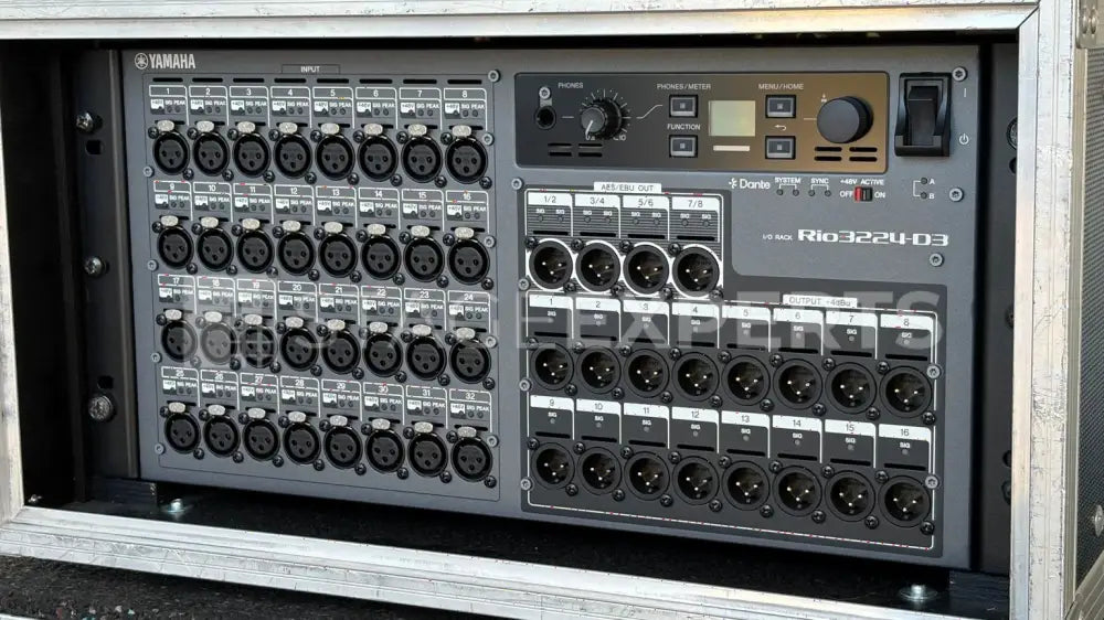 Yamaha Rio3224-D3 Dante Stagebox – 32x24 I/O for CL/QL