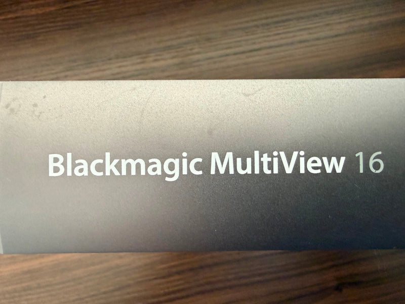 Blackmagic Design MultiView 16 6G‑SDI Multiviewer, 16 inputs