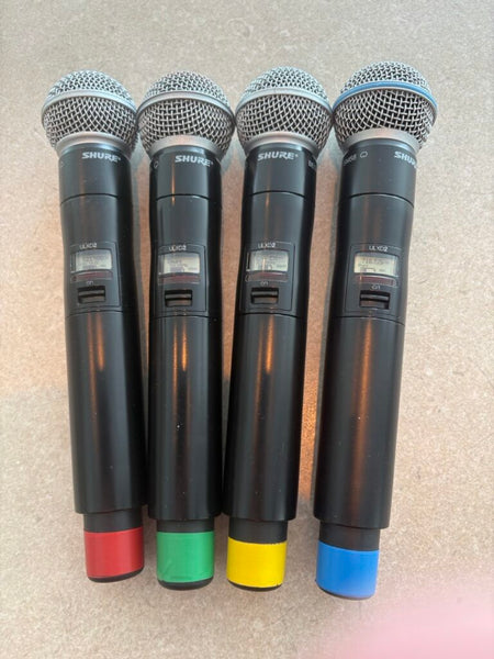 Shure ULX-D Quad Wireless Set with SM58/Beta58A Handhelds