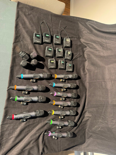 Sennheiser EW500 G3 12x Wireless Systems with Cases
