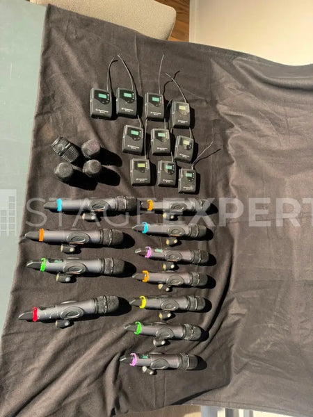 Sennheiser EW500 G3 12x Wireless Systems with Cases