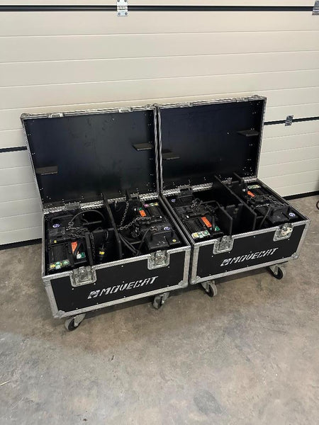 Movecat D8+ 250 kg chain hoists – 10 units with cases