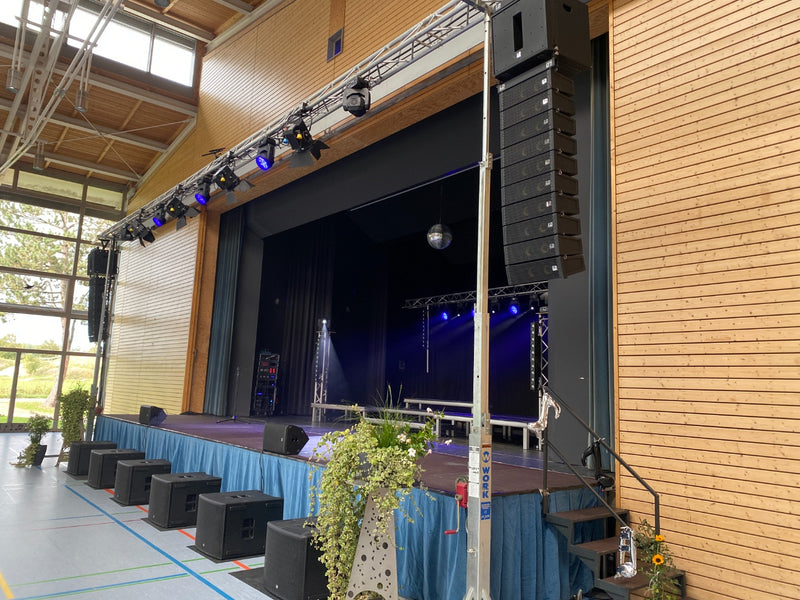 LD Systems VA4 Line Array with V212 Subs + Amp Rack