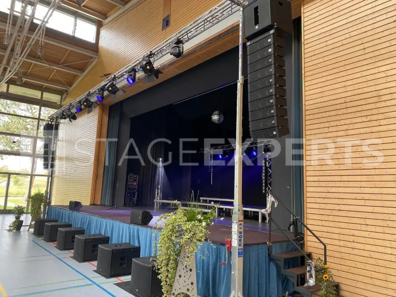 LD Systems VA4 Line Array with V212 Subs and Amp Rack
