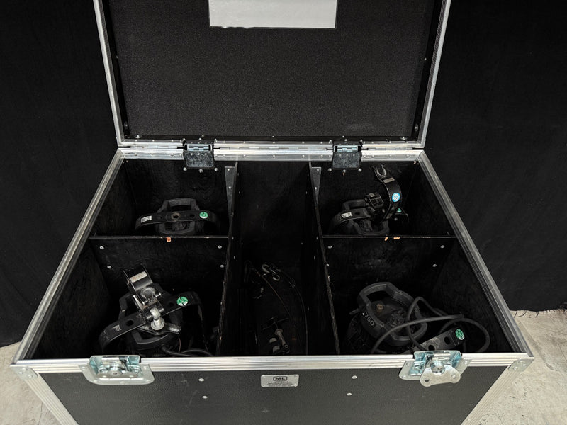 ETC Source Four Zoom 15–30 Set of 4 with Flight Case – Profiles