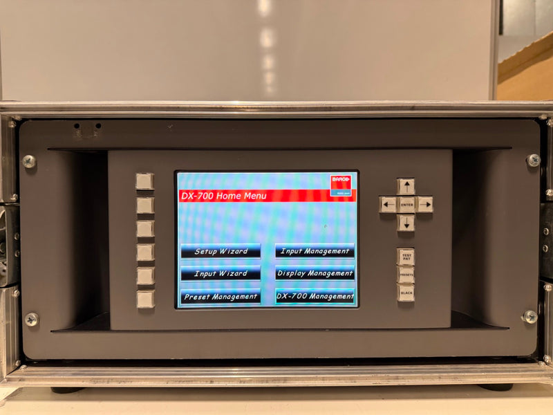Barco DX-700 Presentation Switcher – Used, Flight Case