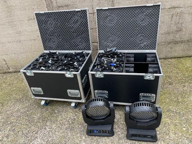 Expolite TourWash L3 RGBWA Zoom Set – 4 Moving Wash