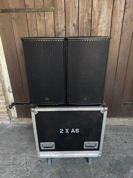 Seeburg Acoustic Line A6 Pair with Flight Case | 12" Point Source
