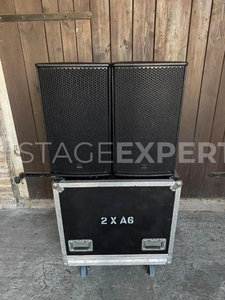 SEEBURG Acoustic Line A6 Pair + Flight Case | 12in Point Source