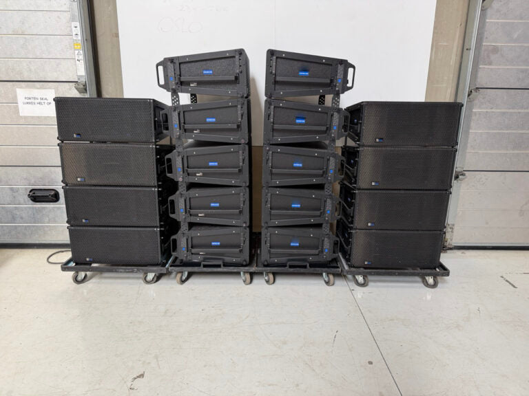 Meyer Sound LEOPARD M80 Line Array, 18pcs with Dollies
