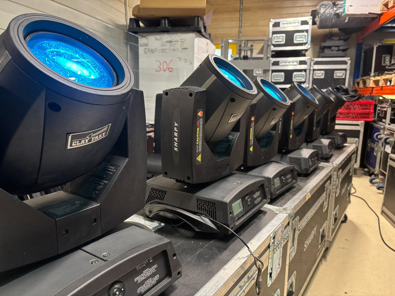 Claypaky Sharpy Moving Head Beam Lights – Set of 6 Units