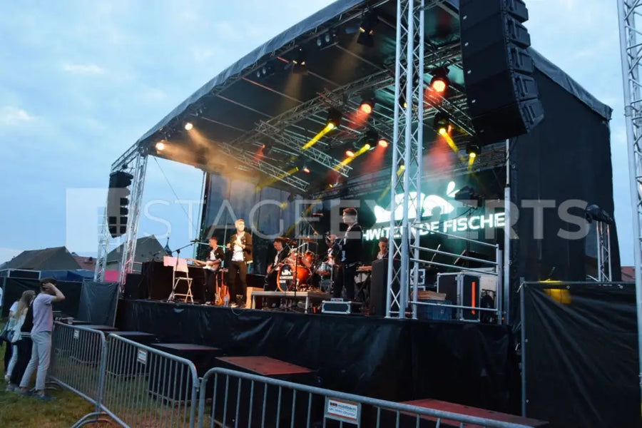 Alspaw L60 Arched Roof Stage with PA Wings | 10 x 6 m