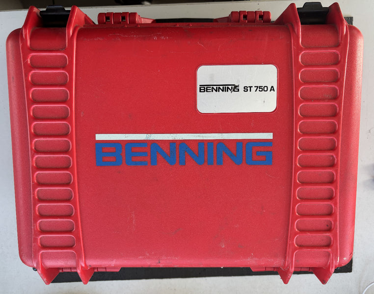Benning ST 750 A Professional Tester with Robust Red Case