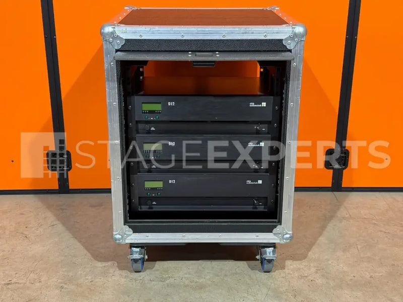 d&b audiotechnik D12 3-piece set with cases & CPA rack